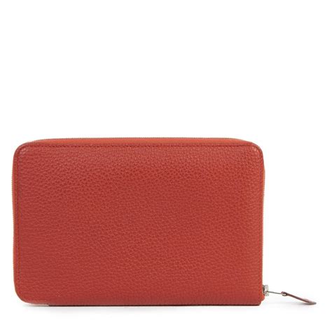 vermillon hermes|hermes red wallet.